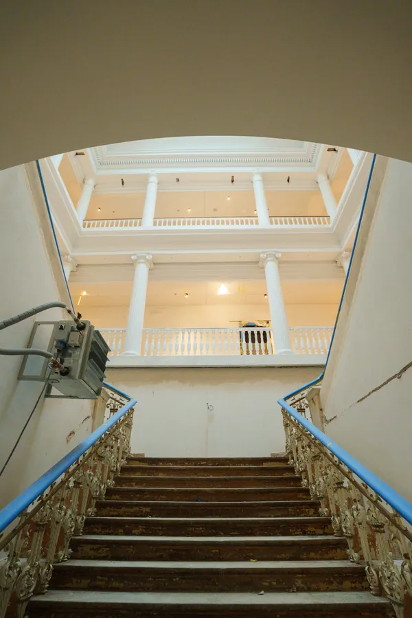 Historisches Treppenhaus mit Oberlicht